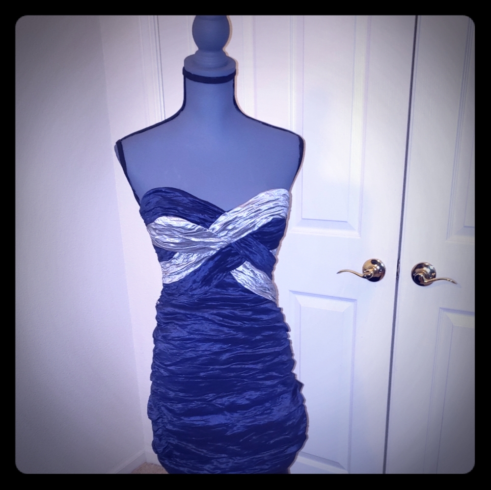 BCBGMaxAzria All Over Ruched Dress